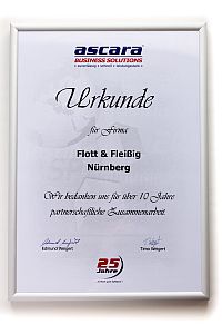 Certificate for long term corporation